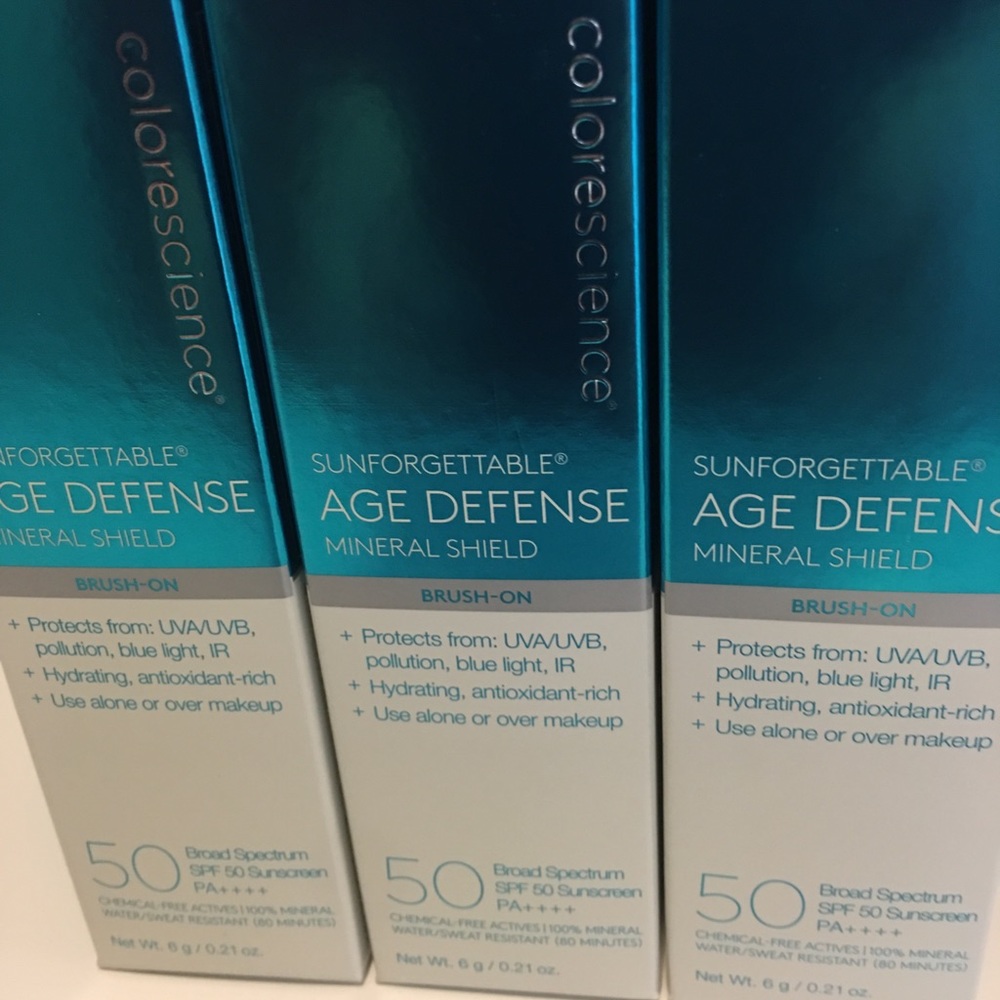 Colorescience SPF 50 brush Shield lot of 3 tan